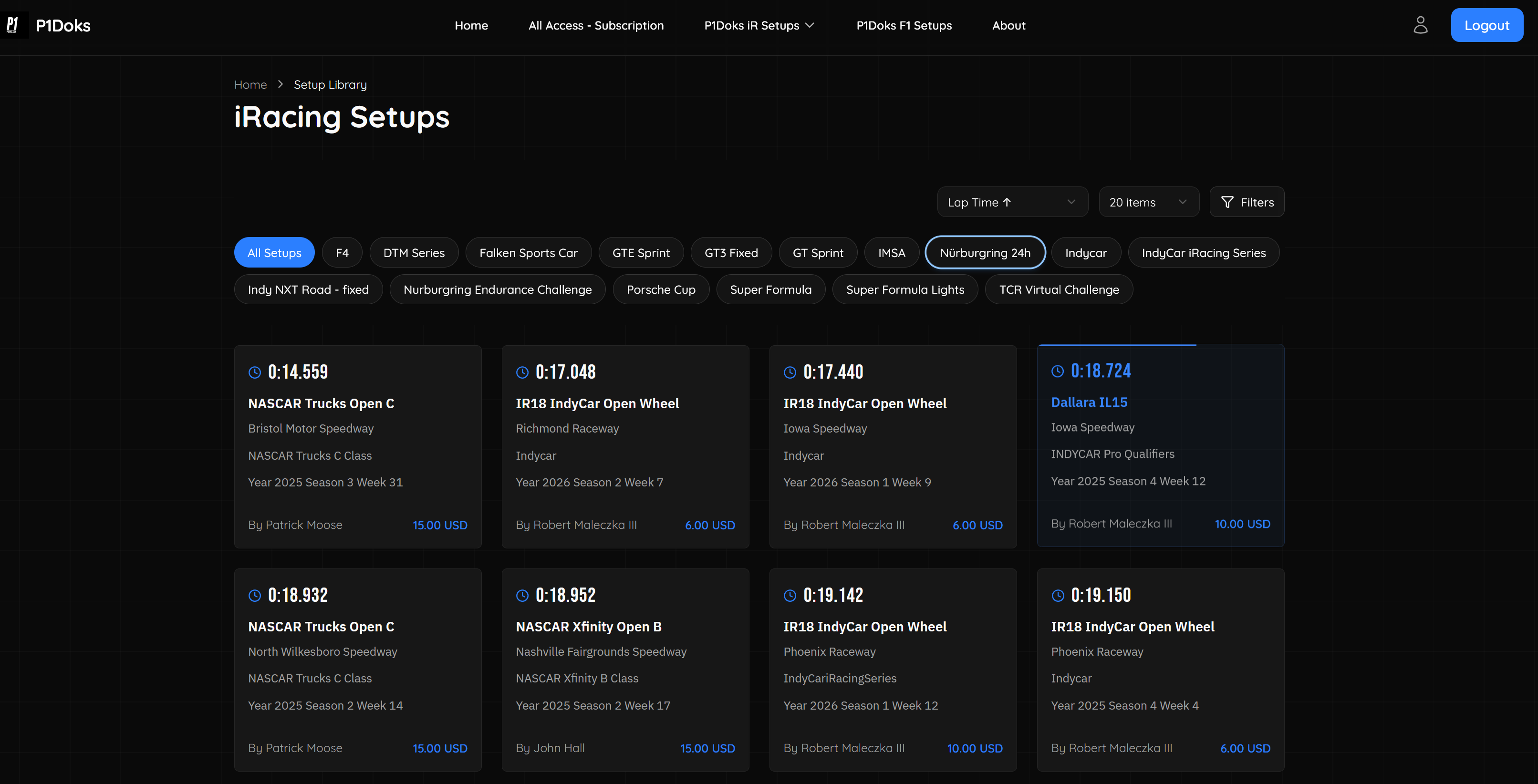 P1Doks setup marketplace